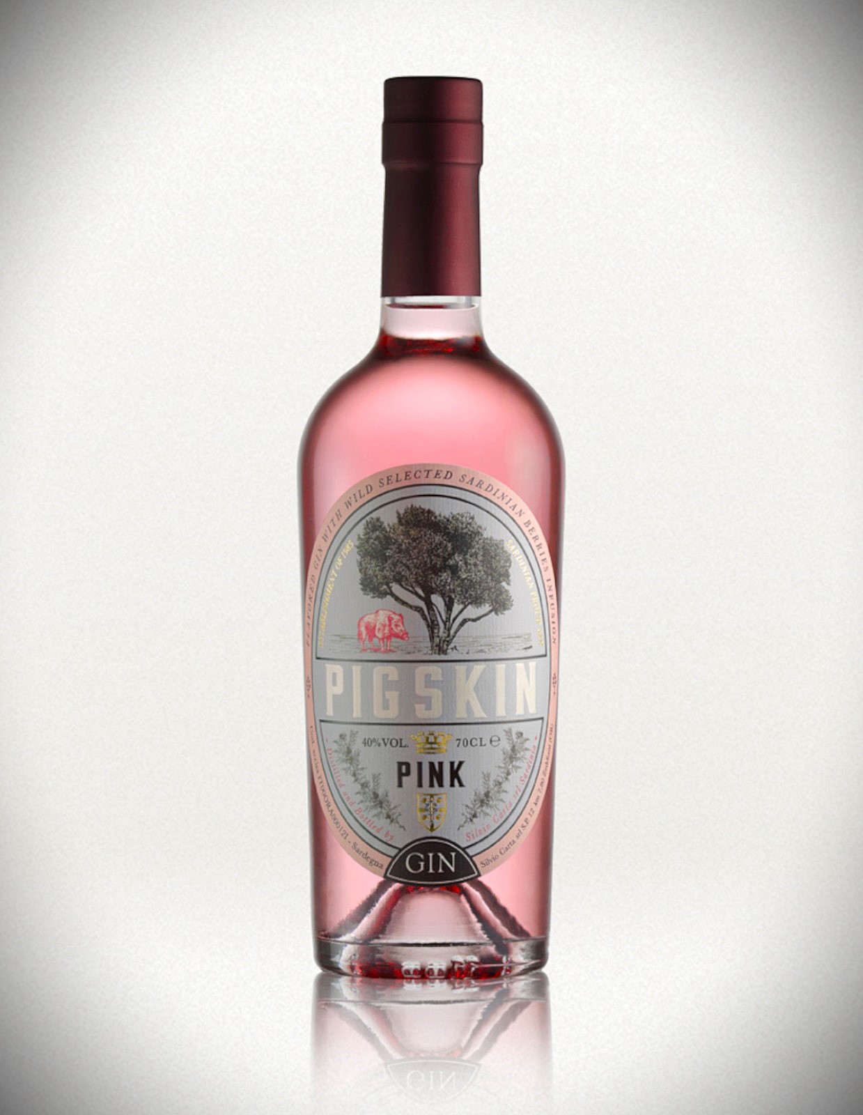 GIN PIGSKIN PINK SILVIO CARTA cl.70